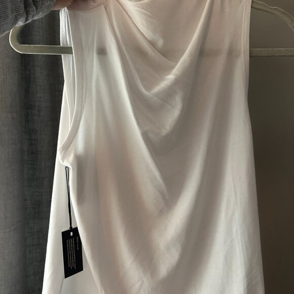 Babaton Boardroom Top - Drapey jersey cowlneck top - Picture 3 of 4